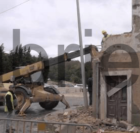 Remoção de imóveis antigos em Caldas da Rainha