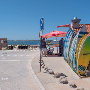 Peniche og Baleal under brennende sommersol