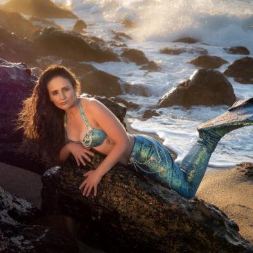 Successful photo session of Mermaid