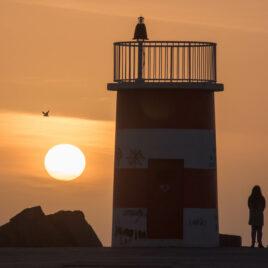Nazaré sunset 1 – 40×50 cm w/frame