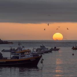 São Martinho do Porto sunset 2 – 40×50 cm w/frame