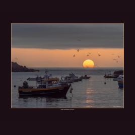 São Martinho do Porto sunset 2 – 40×50 cm w/frame