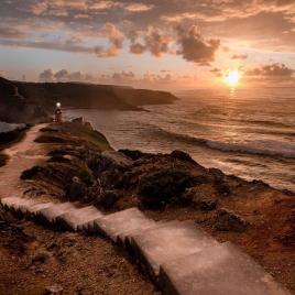 São Martinho do Porto sunset 6 – 40×50 cm w/frame