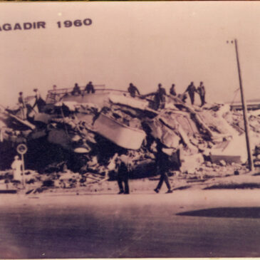 Agadir før og etter jordskjelvet i 1960