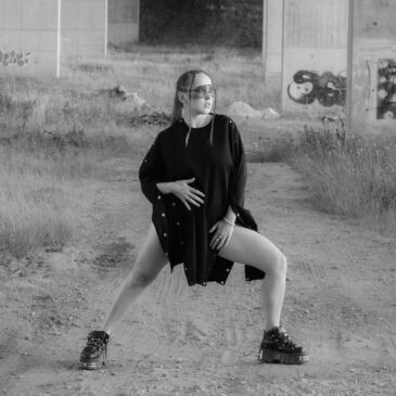 Model photo in the local environment